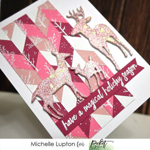Paper glaze and glitz with gilding flakes with Michelle