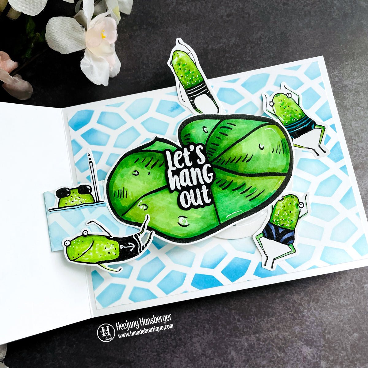 PFS- Spinning Circle Pop-up | Rotator Pop-up Card - Picket Fence Studios