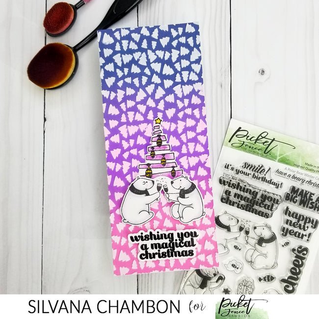 Polar Bear Christmas - Picket Fence Studios