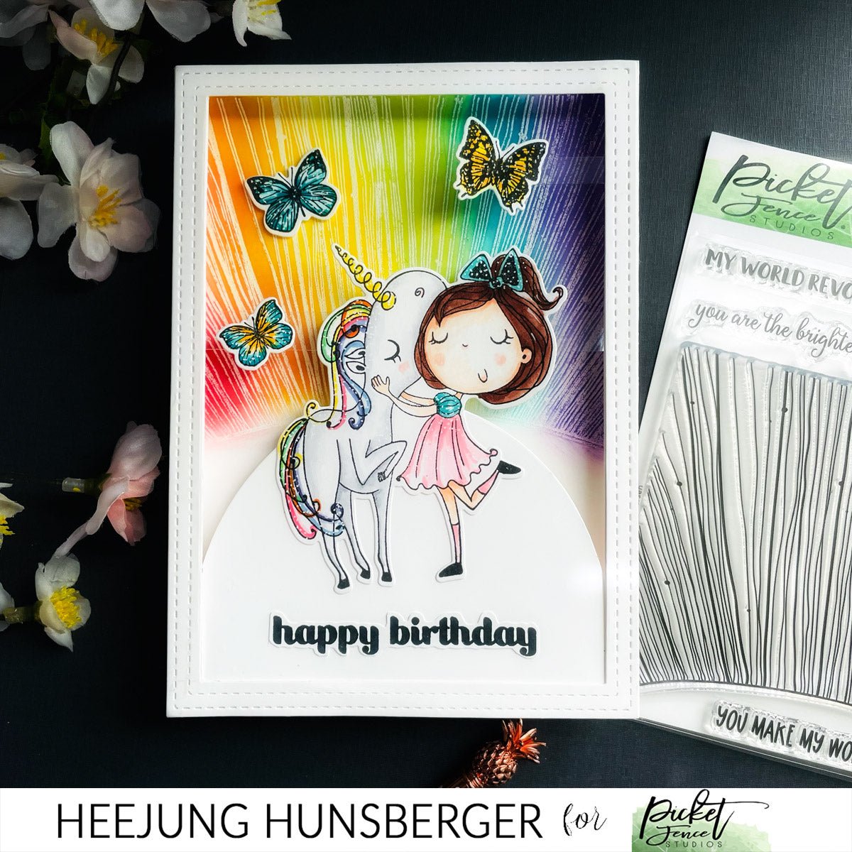 Pop-up Frame Birthday Card - Picket Fence Studios