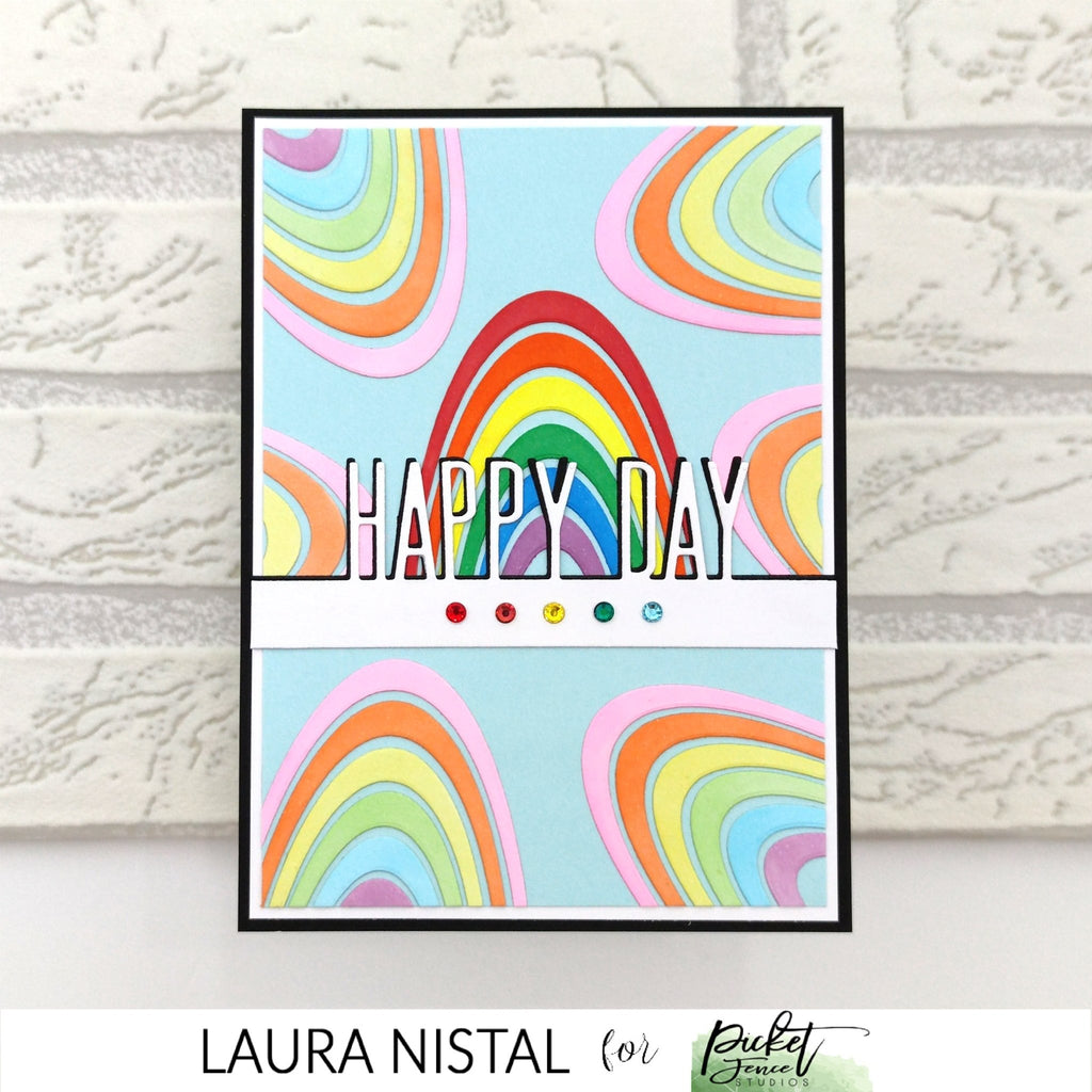 Rainbow card by Laura