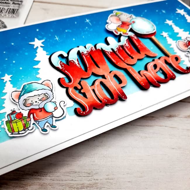 Santa Stop Here - Picket Fence Studios