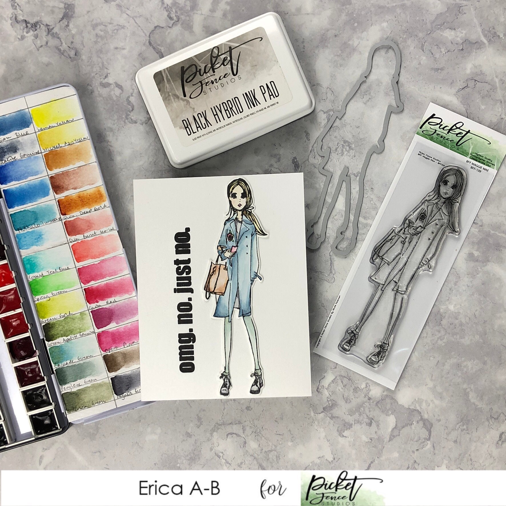 Sassy BFF Maggie Mae cards with Erica - Picket Fence Studios