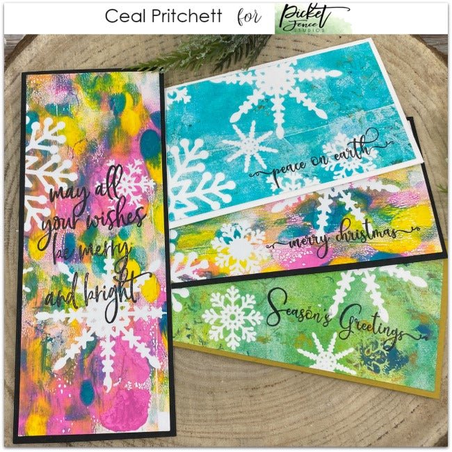 Slimlines and Gel Press with Ceal - Picket Fence Studios