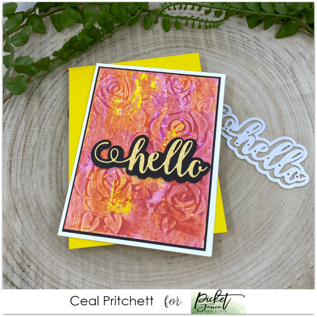 Stencil Fun with Ceal - Picket Fence Studios