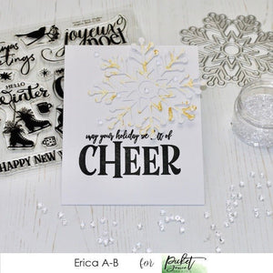 Texture and Glitz for quick and easy cards with Erica