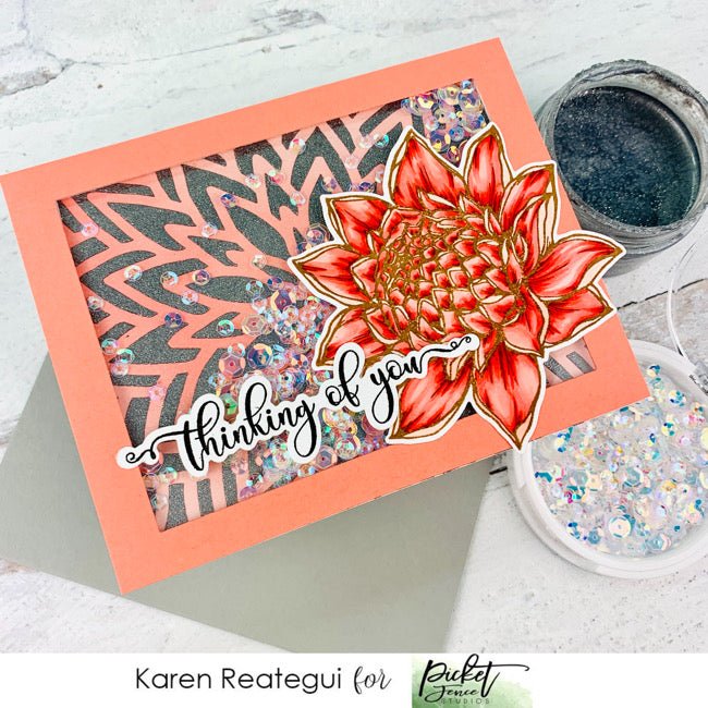 Thinking of You Shaker Card with Karen Reategui
