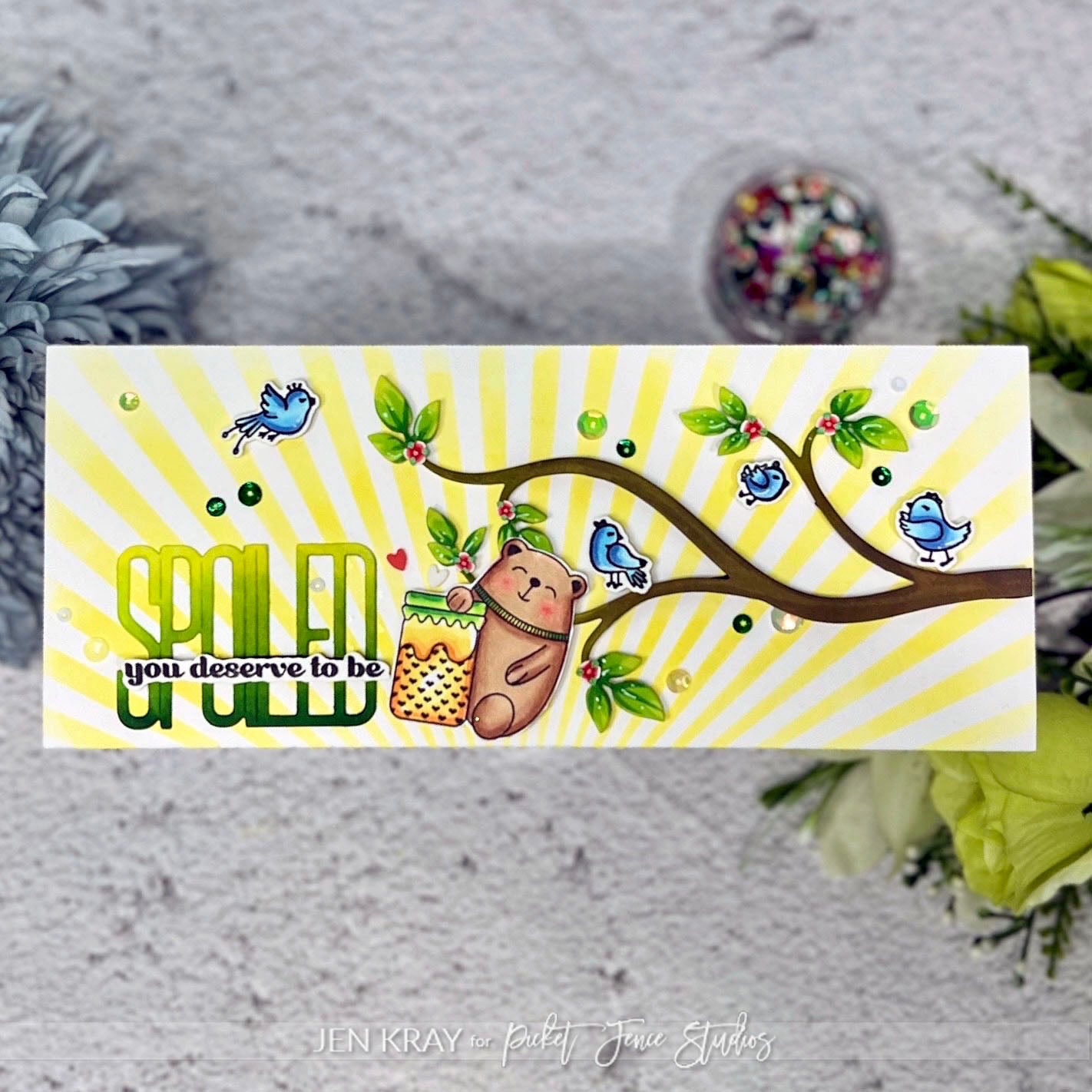 Using Paper Pouncers with Stencils & Die cuts - Picket Fence Studios