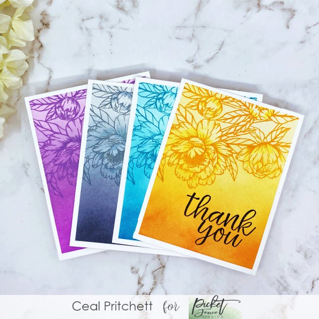 Wild Peonies With Ceal - Picket Fence Studios