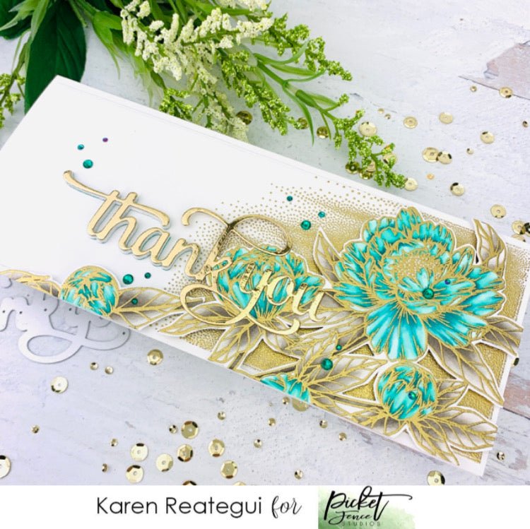 Wild Peonies with Karen Reategui - Picket Fence Studios