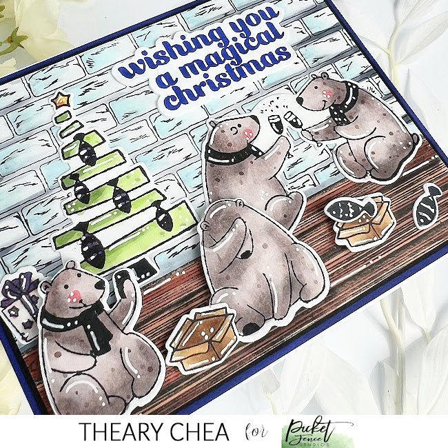 Wishing You A Magical Christmas - Picket Fence Studios