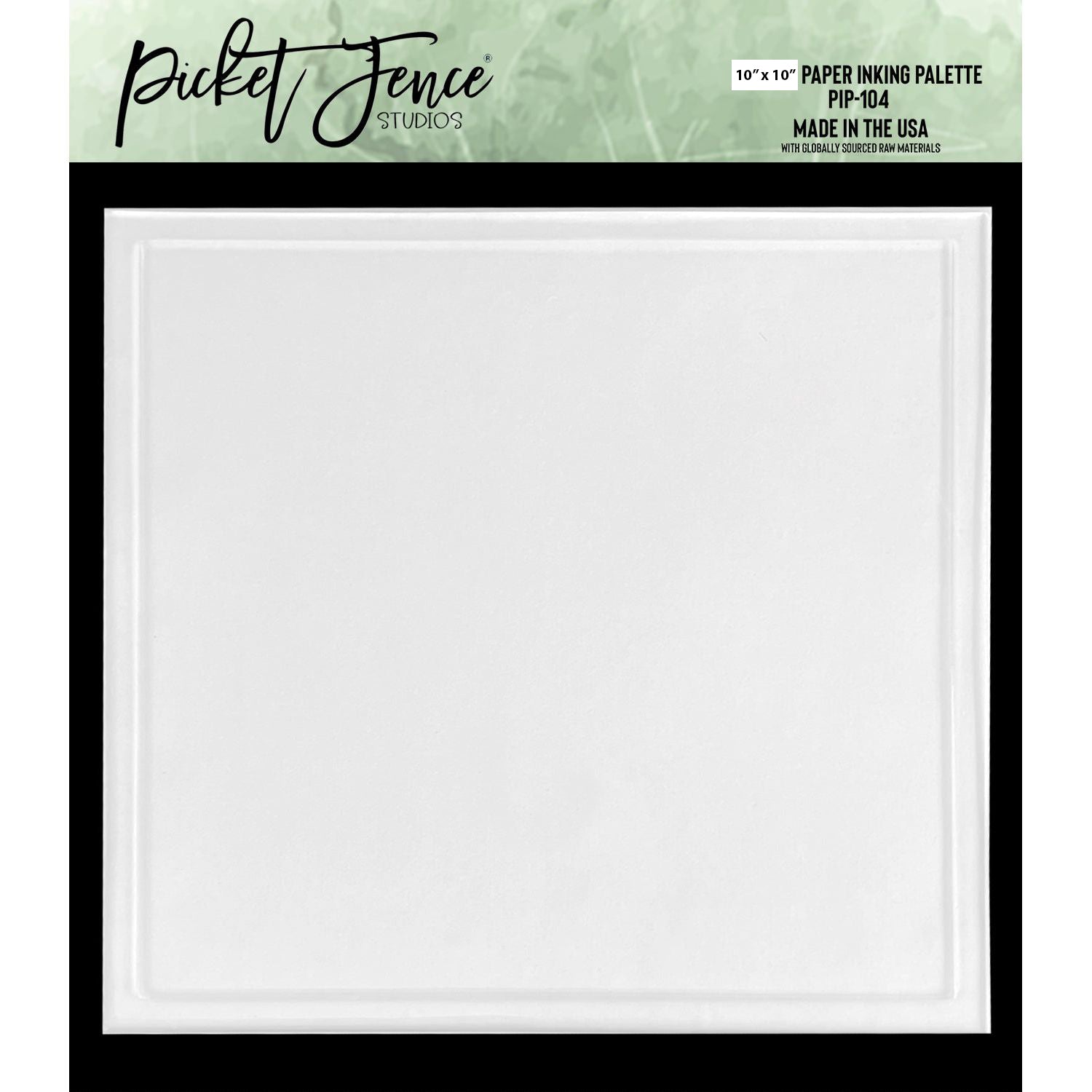 Paper Inking Palette - 10 x 10