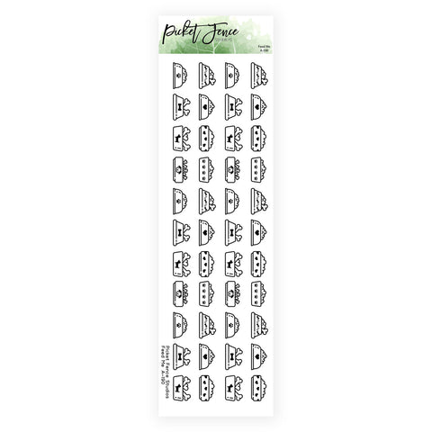 Rectangular Seamless Stamp: Feed Me