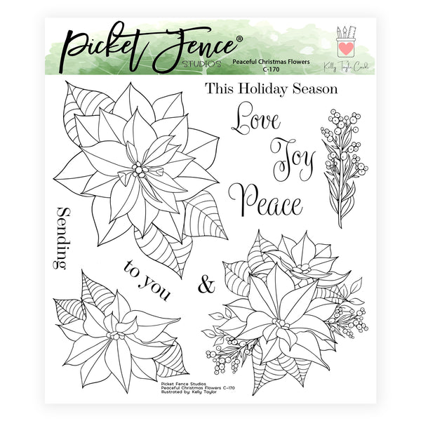 Peaceful Christmas Flowers Coordinating Die