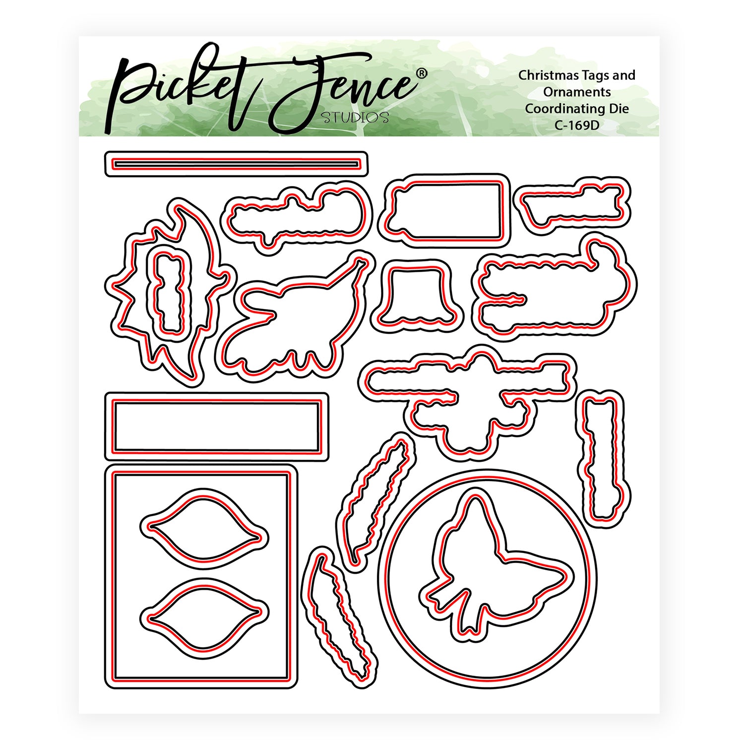 Christmas Wishes Tags and Ornaments Coordinating Die Set