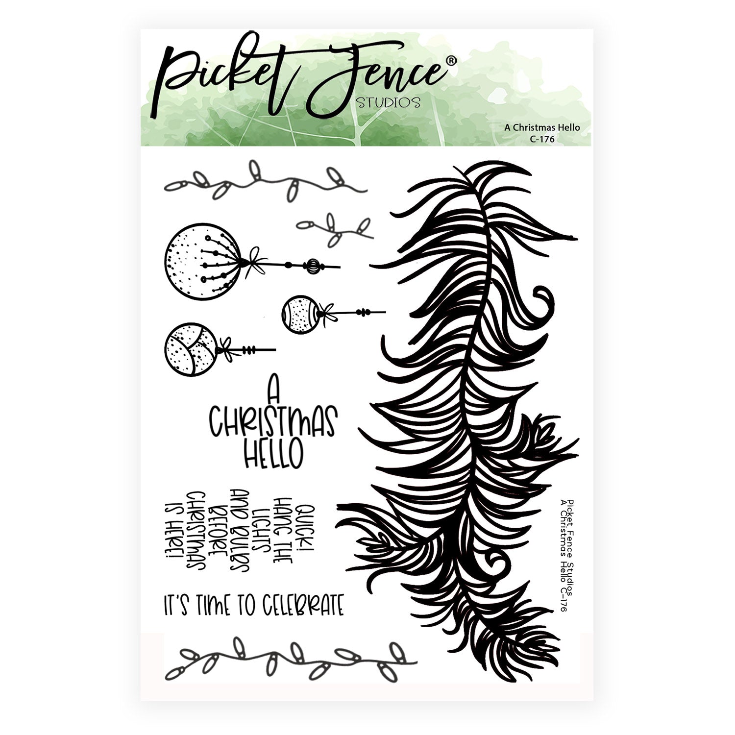 A Christmas Hello with Coordinating Die Set