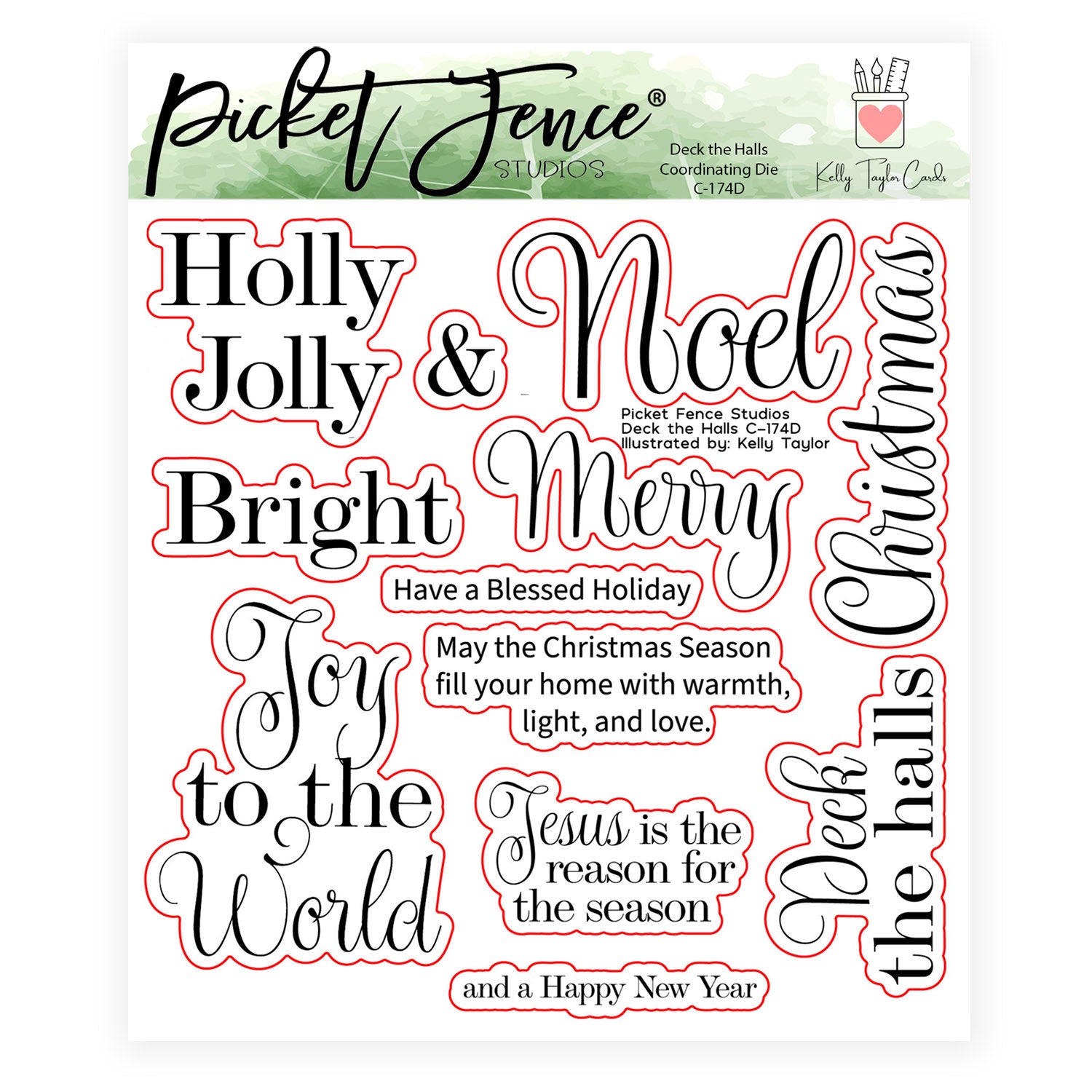 Deck the Halls Coordinating Die Set