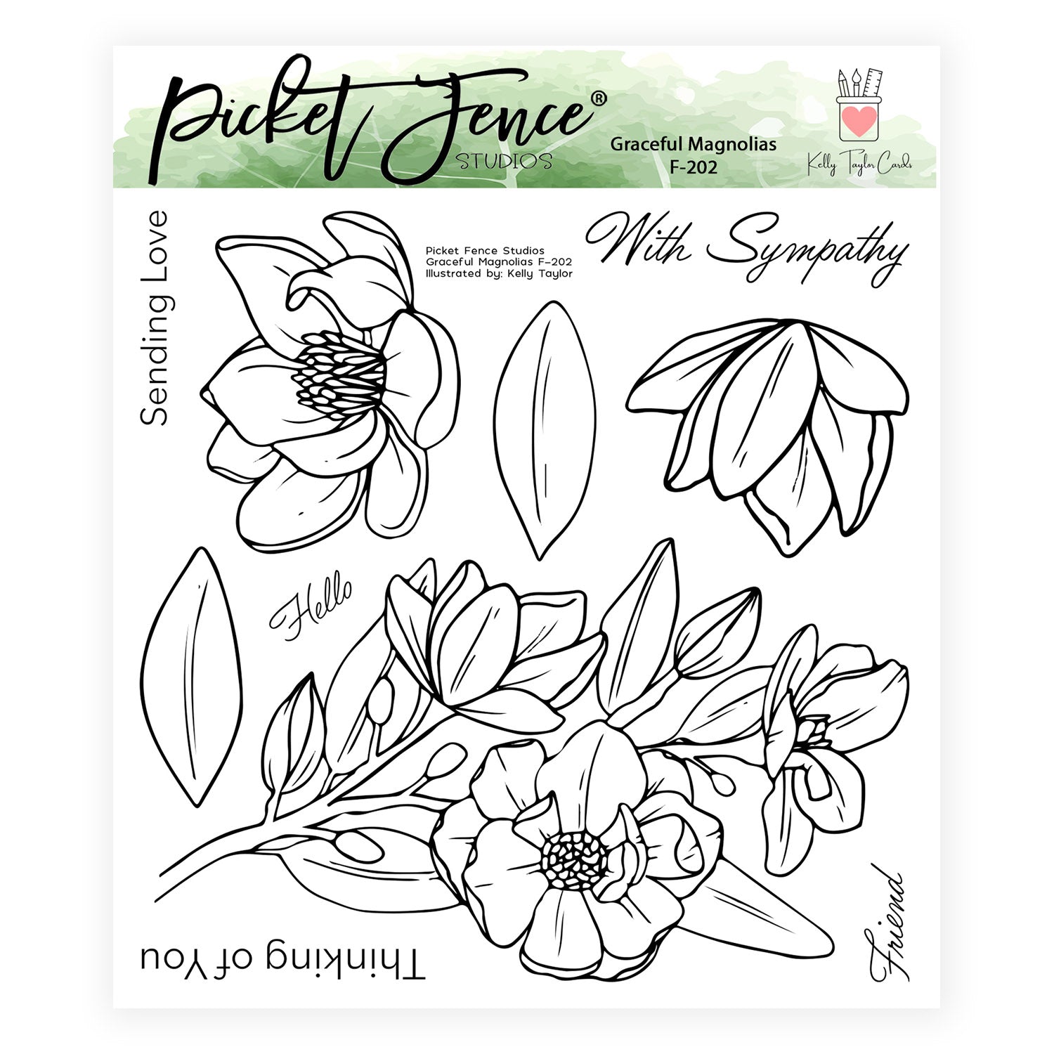 Graceful Magnolias with Colored Image Sheets Bundle - $80 Off