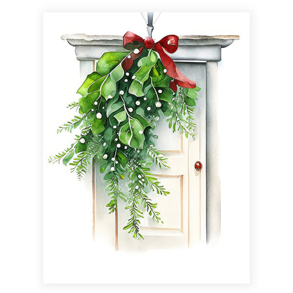 Fabulously Glossy A2 Card Fronts - Welcoming Christmas Doors