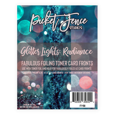 Fabulous Foiling Toner A2 Card Fronts - Glitter Lights: Radiance