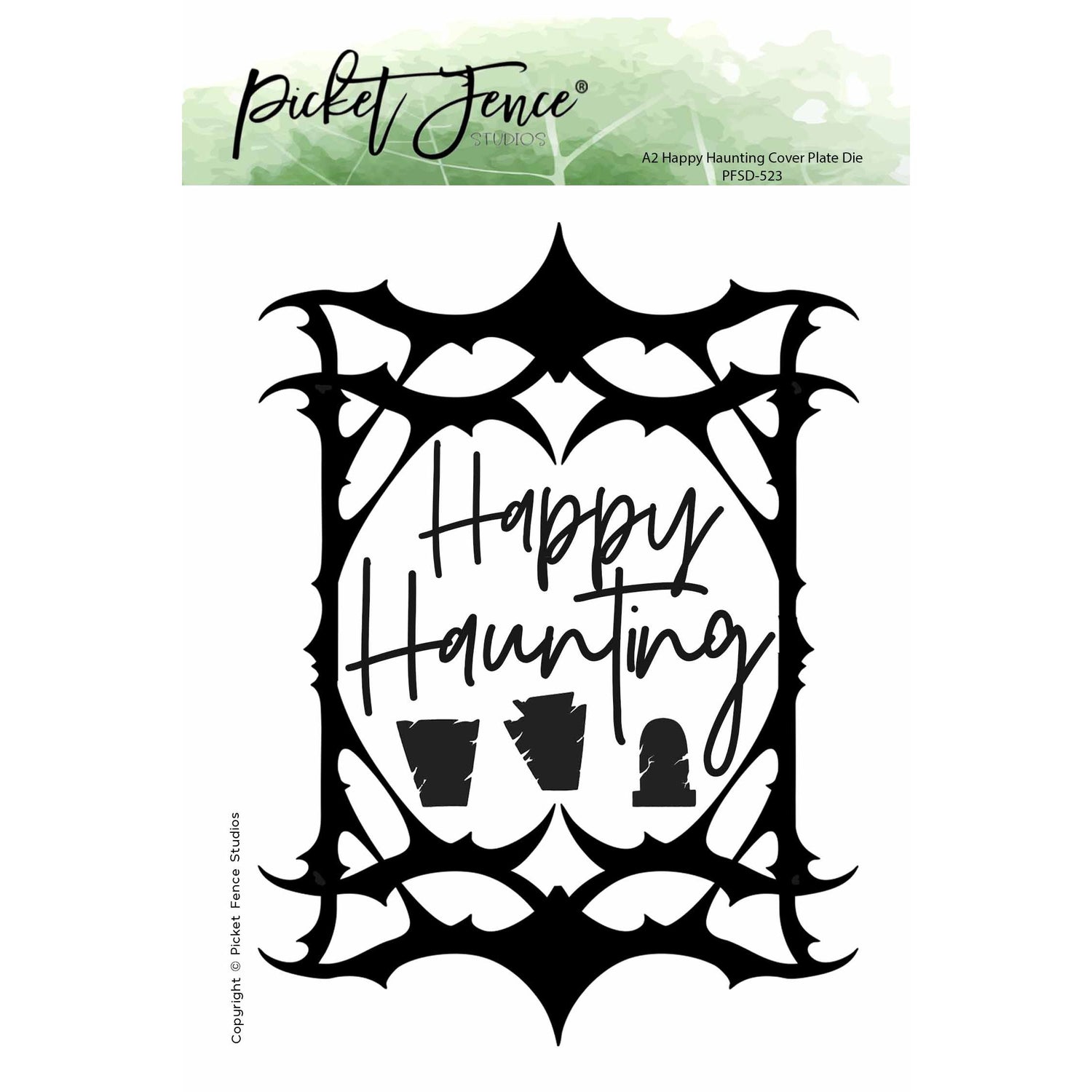 A2 Happy Haunting Cover Plate Die