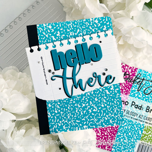 Fabulously Glossy A2 Card Fronts - Memo Pad: Brights