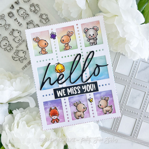 A2 Saying Hello Cover Plate Die