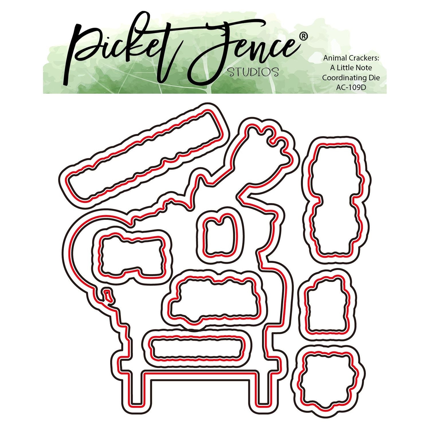 Animal Crackers: A Little Note with Coordinating Die Set