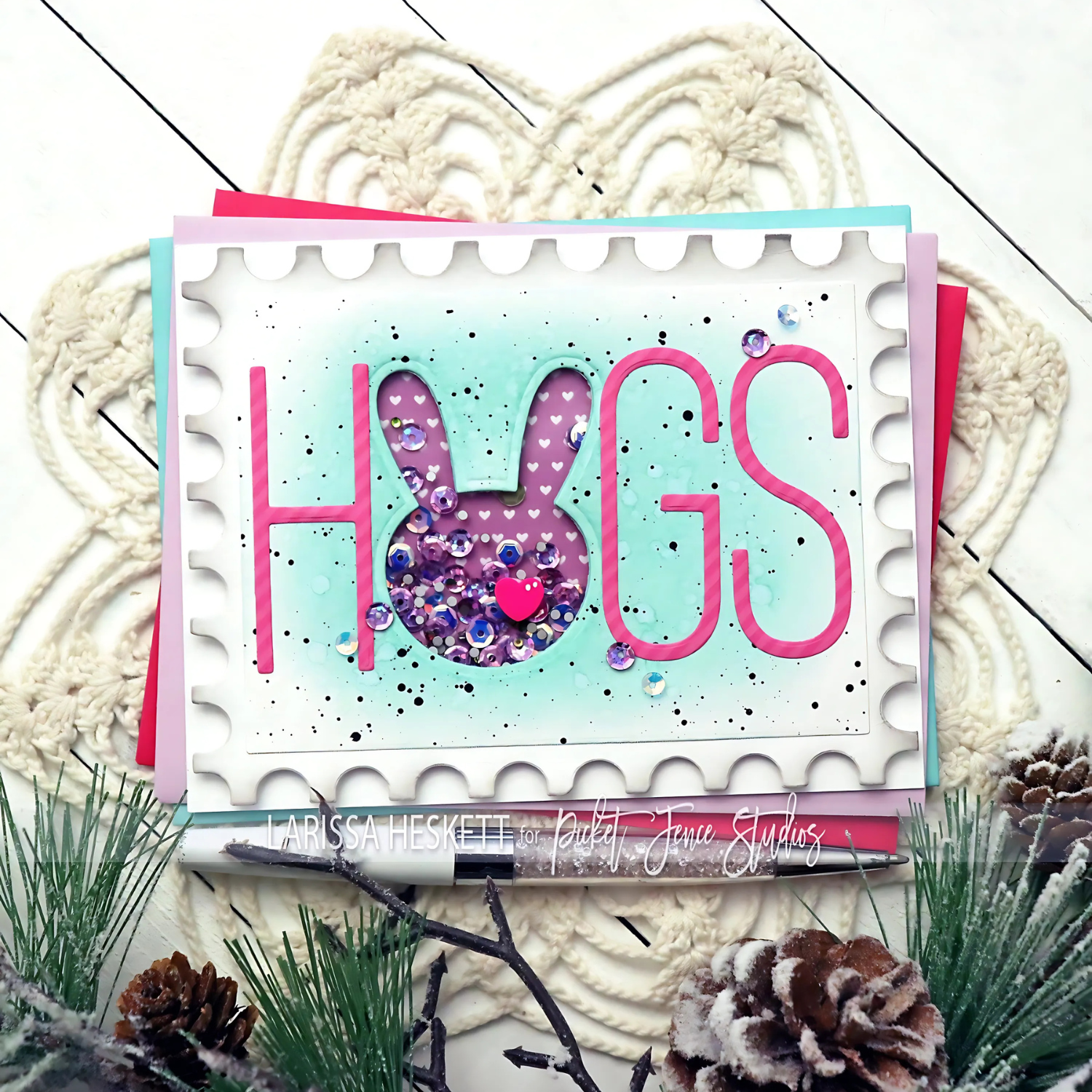 Hugs for You Word Die Set