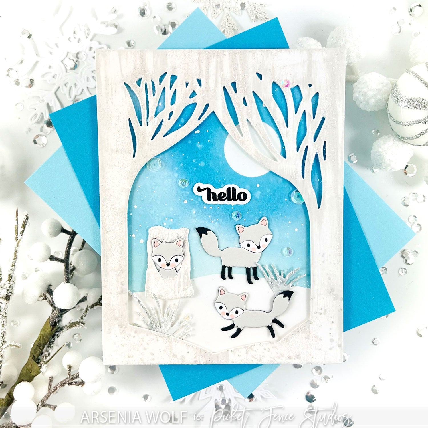A2 Trees Silhouette Cover Plate Die