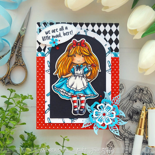 Fabulously Glossy A2 Card Fronts - Patterns of Wonderland