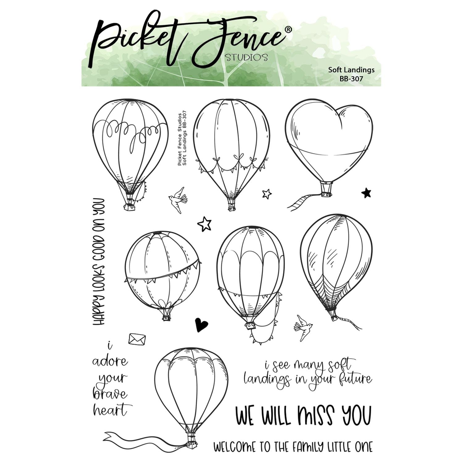 Soft Landings Coordinating Die Set