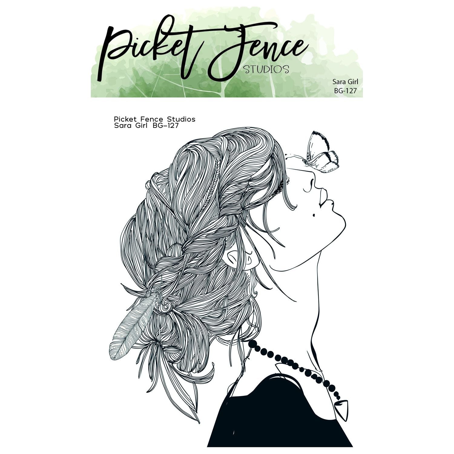 Beautiful Girls: Sara Girl with Coordinating Die