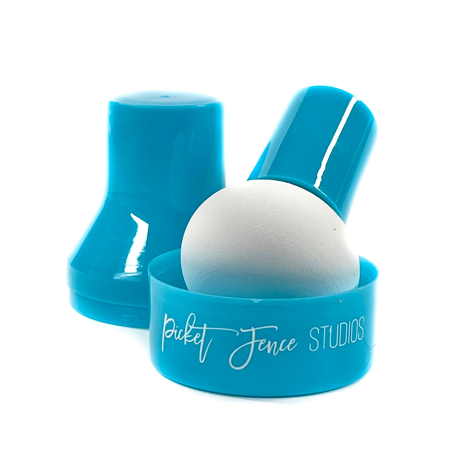 Paper Pouncer - Mid-tone Turquoise Blue Full-sized