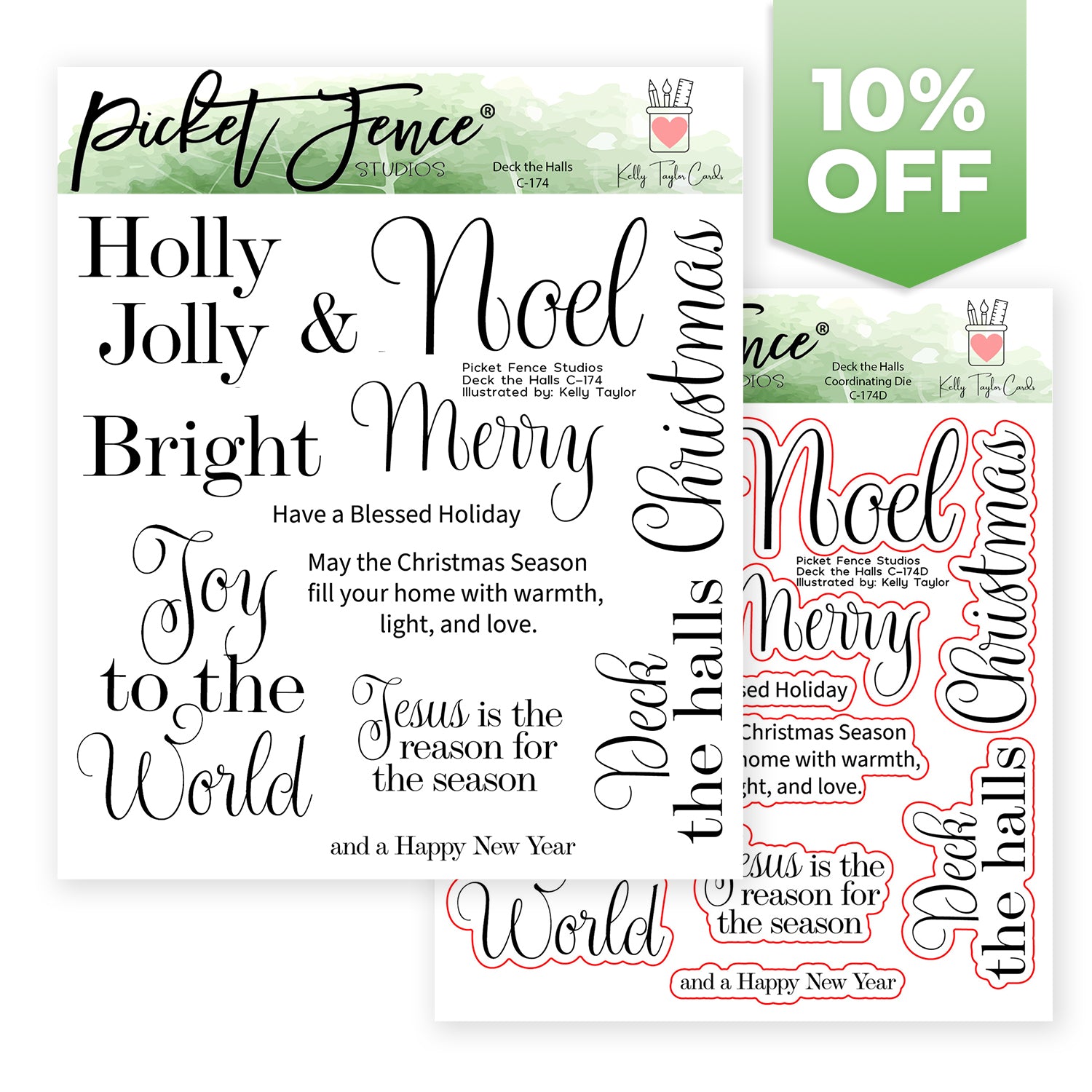 BUY ALL: SEPTEMBER 2024 Deck the Halls Stamp and Die Bundle