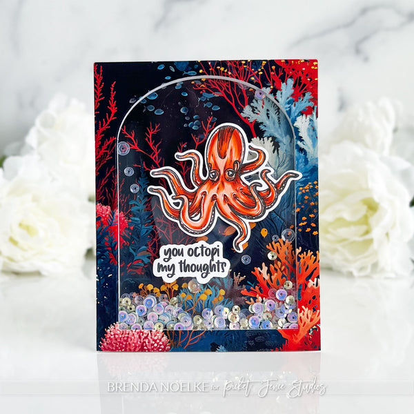 Fabulously Glossy A2 Card Fronts - Coral Reef
