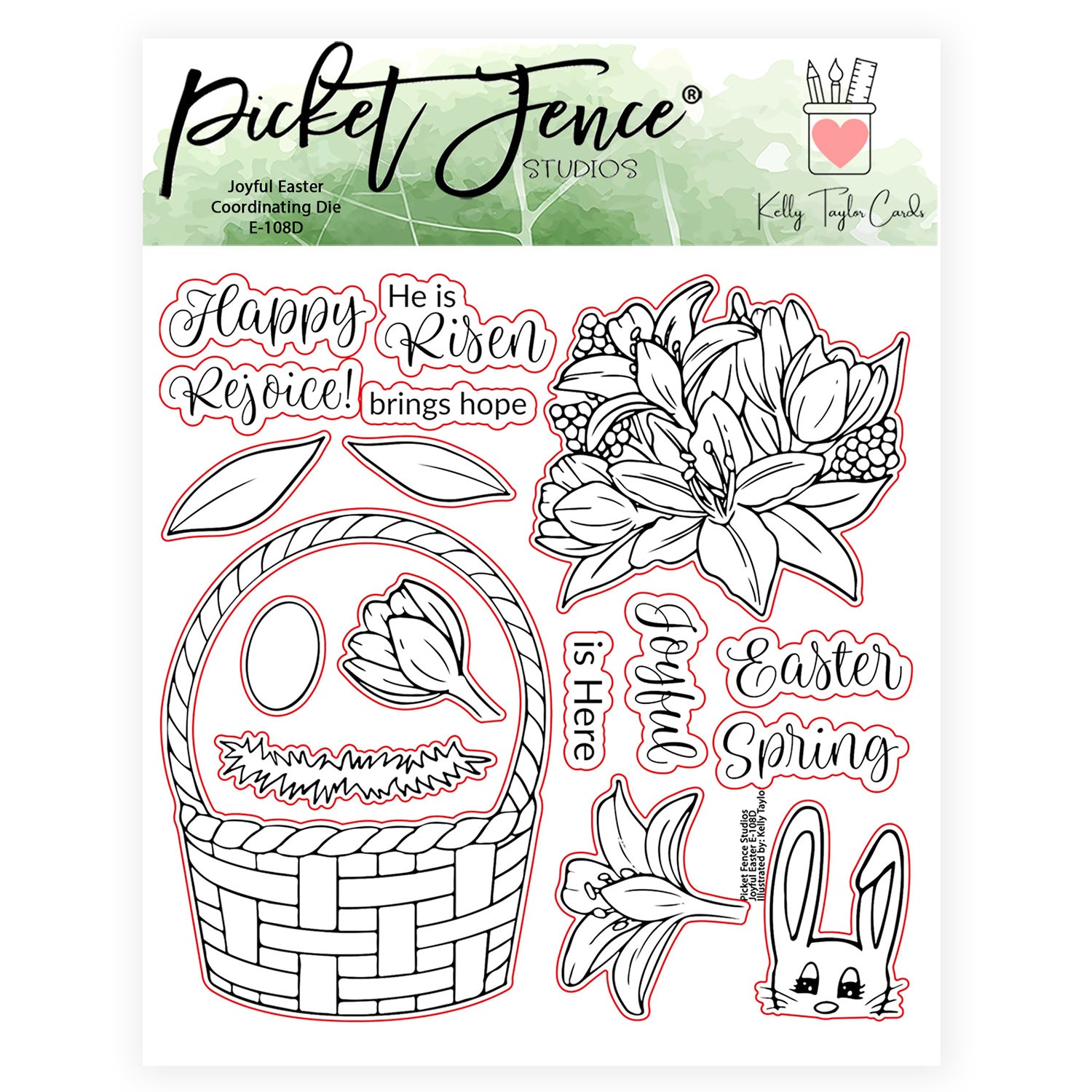 Joyful Easter Coordinating Die Set (Kelly Taylor)