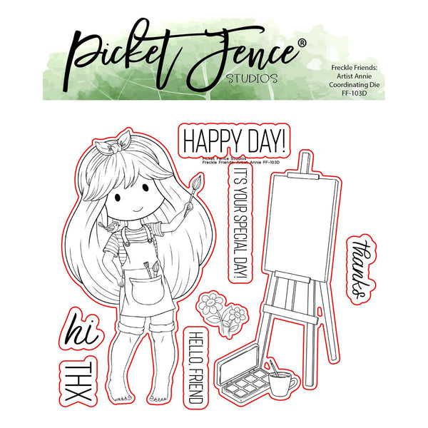 BUY ALL: ENTIRE 2024 Freckle Friends Stamps and Dies Bundle