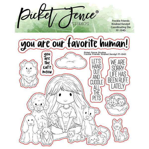 BUY ALL: ENTIRE 2024 Freckle Friends Stamps and Dies Bundle