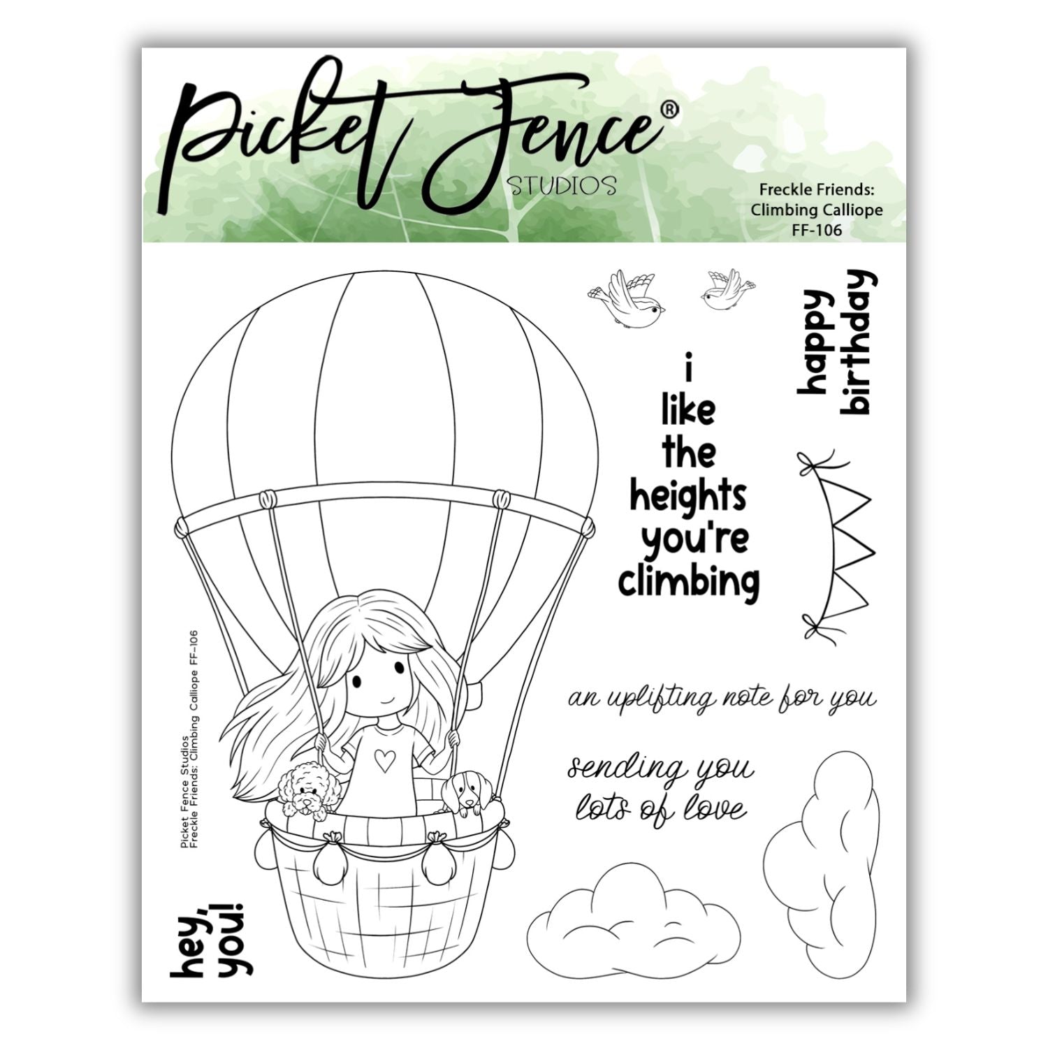 Freckle Friends: Climbing Calliope with Coordinating Die Set