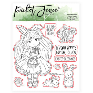 Freckle Friends: Hoppy Poppy Coordinating Die Set