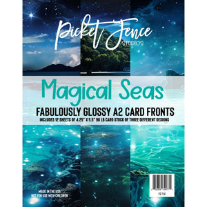 Fabulously Glossy A2 Card Fronts - Magical Seas