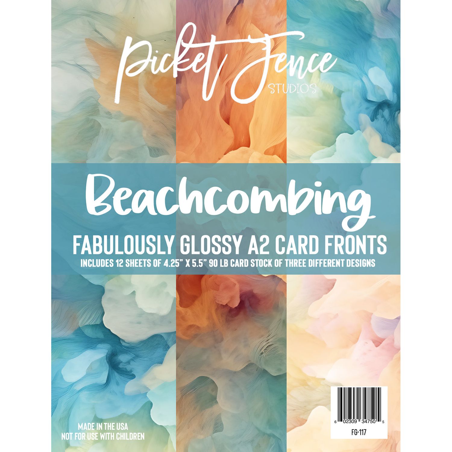 Fabulously Glossy A2 Card Fronts - Beachcombing