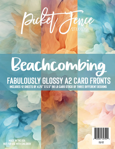 Fabulously Glossy A2 Card Fronts - Beachcombing