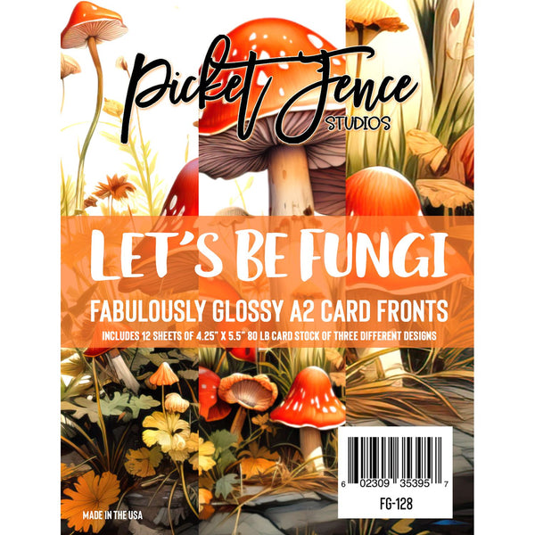 Fabulously Glossy A2 Card Fronts - Let's Be Fungi