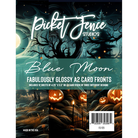 Fabulously Glossy A2 Card Fronts - Blue Moon