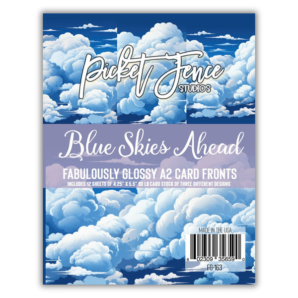 Fabulously Glossy A2 Card Fronts - Blue Skies Ahead