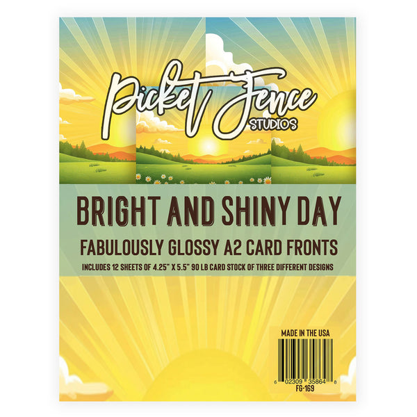 Fabulously Glossy A2 Card Fronts - Bright and Shiny Day