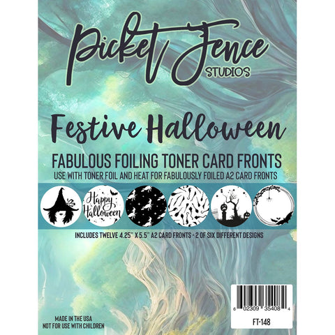 Fabulous Foiling Toner A2 Card Fronts - Festive Halloween