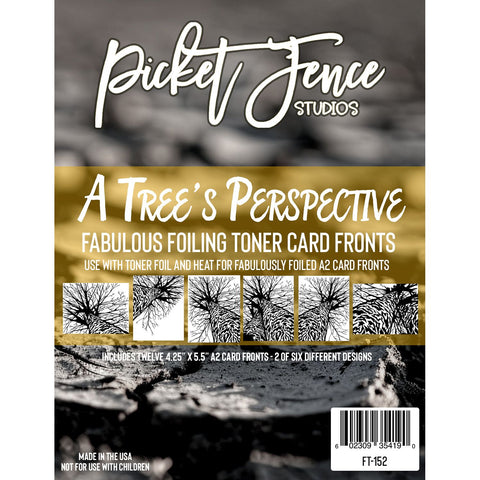 Fabulous Foiling Toner A2 Card Fronts - A Tree's Perspective